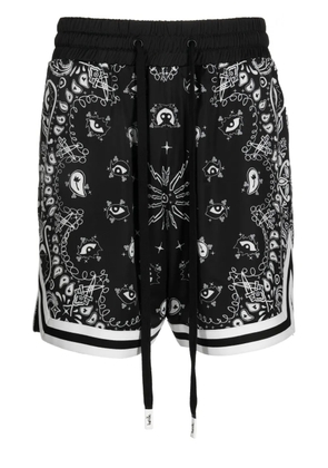 Haculla paisley-print basketball shorts - Black