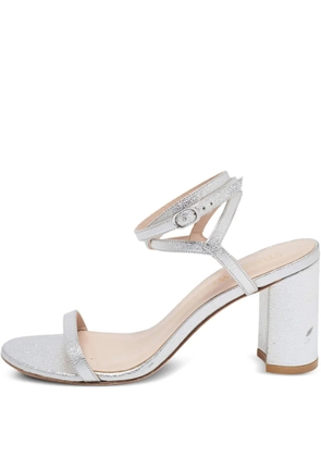 Stuart Weitzman Pre-Owned 85mm leather heeled sandals - Grey