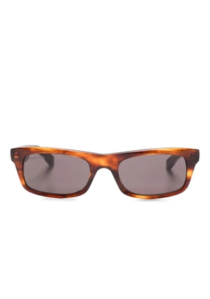 Balenciaga Eyewear rectangle-frame sunglasses - Brown