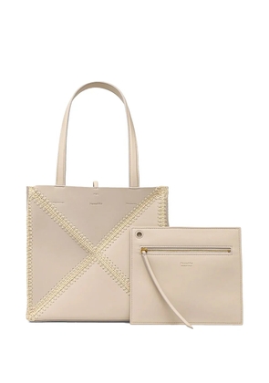 Nanushka The Origami tote bag - Neutrals