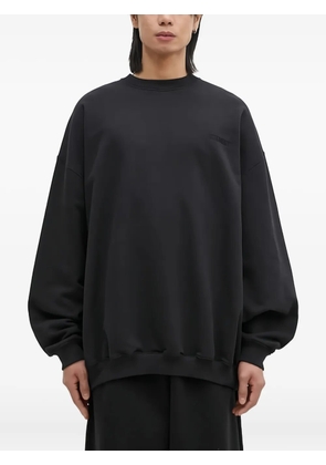 VETEMENTS embroidered sweatshirt - Black