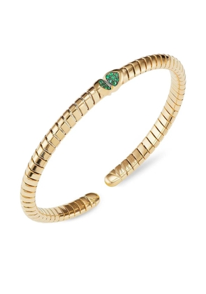 MARINA B 18K yellow gold Trisolina emerald bangle bracelet