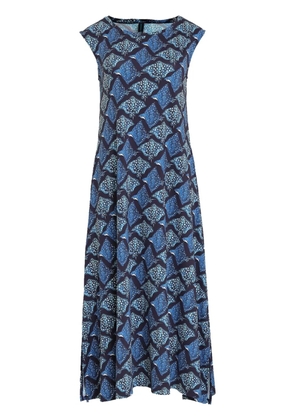 Lygia & Nanny Tie Bio midi dress - Blue