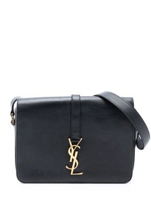 Saint Laurent Pre-Owned 2014 Medium Leather Monogram Universite Bag crossbody bag - Black