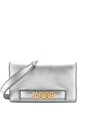 Christian Dior Pre-Owned J'Adior on Chain Leather clutch bag - Silver