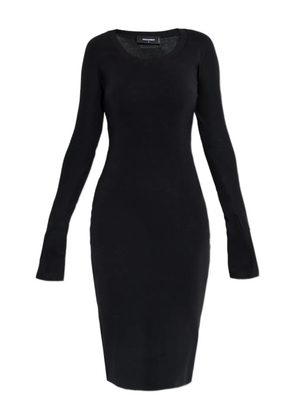 DSQUARED2 long-sleeve midi dress - Black