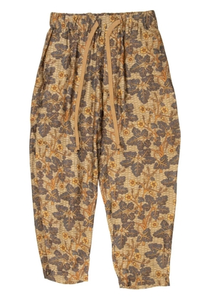 Uma Wang floral-print trousers - Neutrals