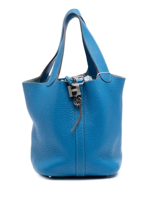 Hermès Pre-Owned 2011 Clemence Picotin Lock 18 handbag - Blue