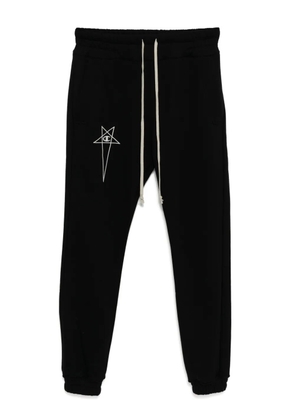 Rick Owens X Champion cotton track pants - Black