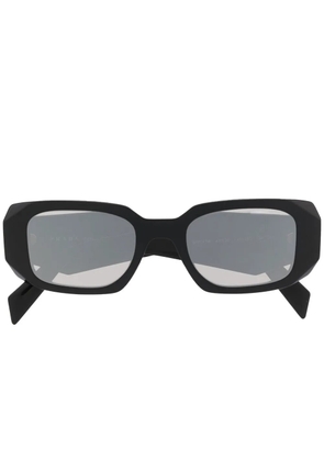 Prada Eyewear logo-arm detail sunglasses - Black