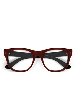 Gucci Eyewear logo-lettering glasses - Red