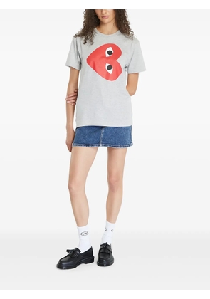 Comme Des Garçons Play sideways heart tee T-shirt - Grey