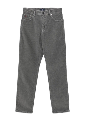 Hackett logo-embroidered trousers - Grey