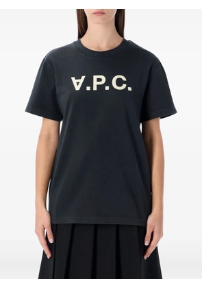 A.P.C. dark blue T-shirt - Black