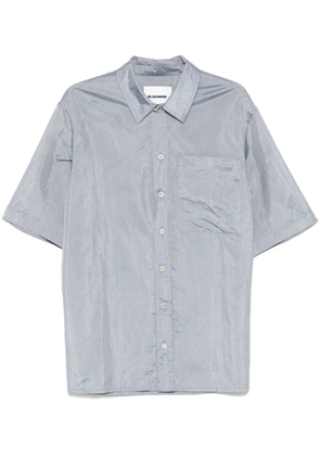 Jil Sander satin shirt - Blue