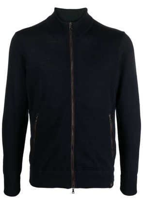 Paul & Shark high-neck virgin wool cardigan - Blue