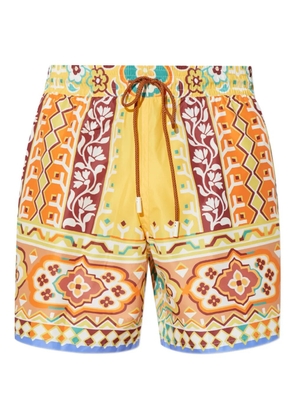 ETRO printed swim shorts - Yellow