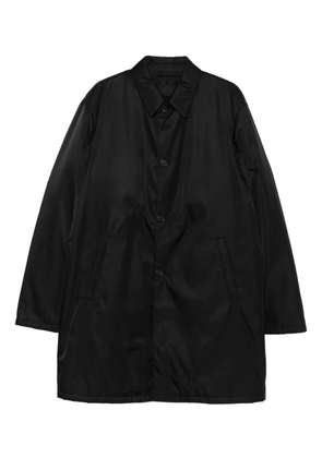 Prada Linea Rossa single-breasted coat - Black