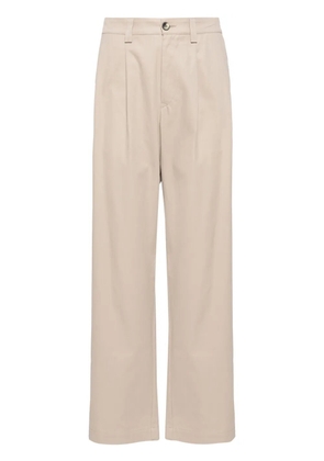 Sease cotton wide-leg trousers - Neutrals