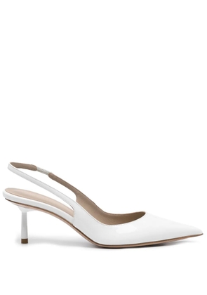Le Silla Bella 60mm patent leather pumps - White