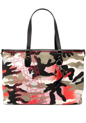 Christian Dior Pre-Owned 2011 Anselm Reyle Medium Canvas Camouflage tote bag - Grey