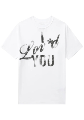 3.1 Phillip Lim slogan-print T-shirt - White