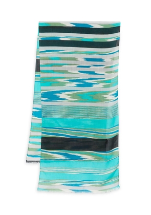 Missoni Pre-Owned 2000 striped scarf - Blue