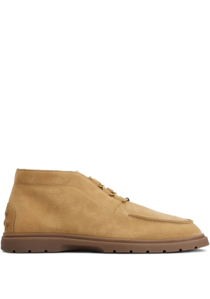 Tod's suede elastic-lace desert boots - Neutrals