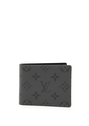 Louis Vuitton Pre-Owned 2021-2026 Monogram Eclipse Reverse Slender Wallet small wallets - Grey