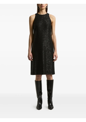 Peserico sequin-embellished sleeveless dress - Black