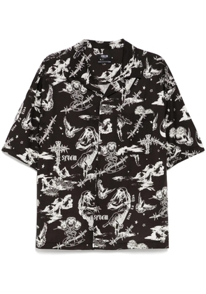 FIVE CM graphic-print shirt - Black