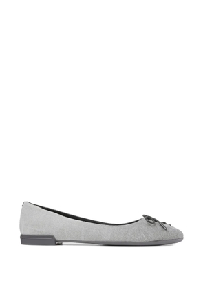 Jimmy Choo Scarlett bow-detail ballet flats - Grey