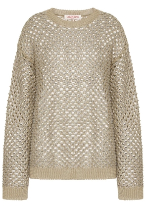 Valentino Garavani sequinned sweater - Neutrals