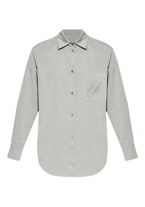 Emporio Armani patch pocket shirt - Grey