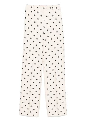 Valentino Garavani polka-dot trousers - Neutrals