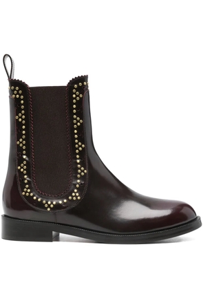 Aquazzura studded boots - Brown