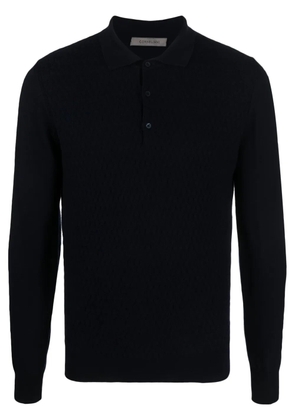 Corneliani virgin wool polo shirt - Blue