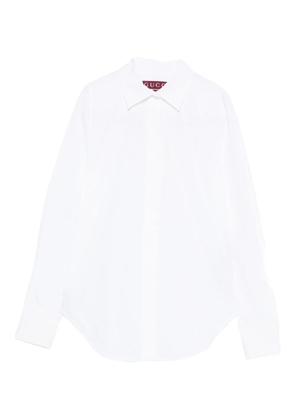 Gucci point-collar cotton shirt - White