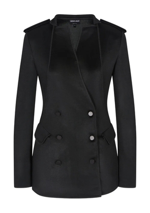 Giorgio Armani double-breasted jacket - Black