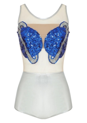 Brigitte Saturno Carnaval/Festival bodysuit - Silver