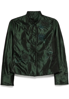 SHIATZY CHEN Libre Collection mandarin collar cotton jacket - Green