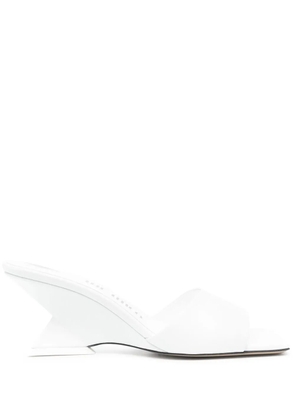 The Attico 60mm Cheope sandals - White
