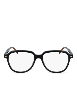Paul Smith double-dot round-frame glasses - Black