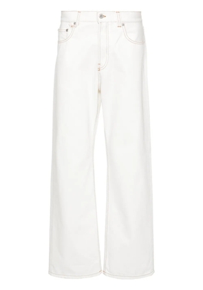 Jacquemus Le de Nîmes Droit mid-rise straight-leg jeans - White