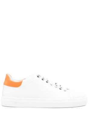 Moschino leather sneakers - White