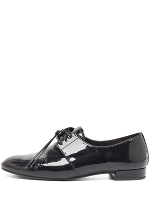 Prada Pre-Owned leather derby shoes - Black