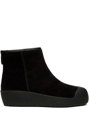 Bally zip suede bootie - Black