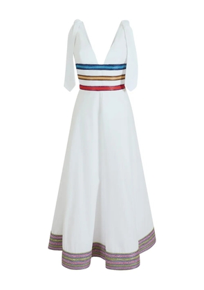 Rosie Assoulin Tie Another Day midi dress - White