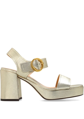 Odissì 95mm leather sandals - Gold