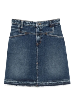 Closed raw-cut denim mini skirt - Blue